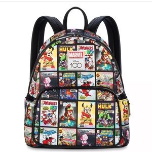 Mickey Mouse and Friends Marvel Comics Loungefly Mini Backpack – Disney100